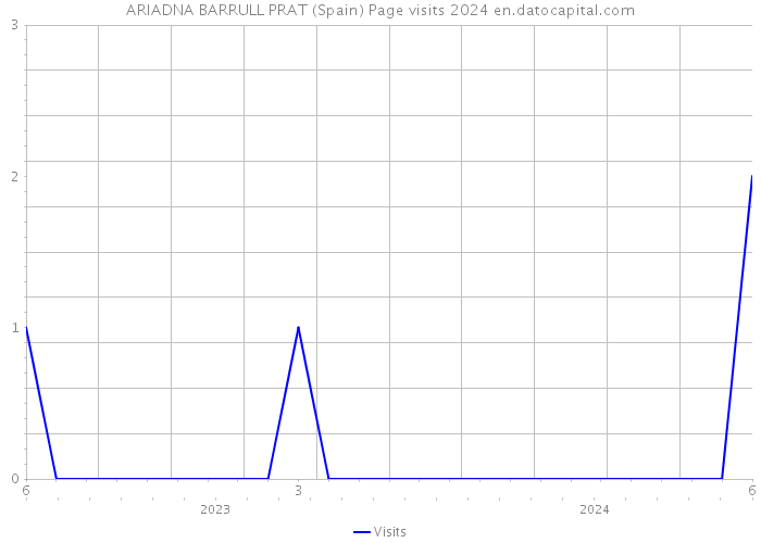 ARIADNA BARRULL PRAT (Spain) Page visits 2024 