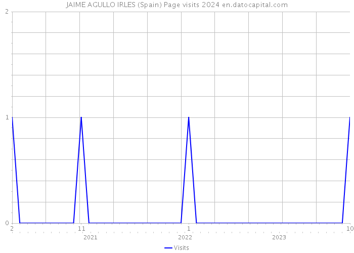 JAIME AGULLO IRLES (Spain) Page visits 2024 