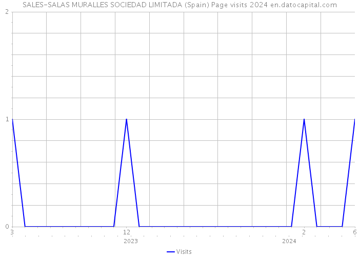 SALES-SALAS MURALLES SOCIEDAD LIMITADA (Spain) Page visits 2024 