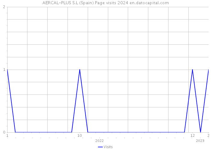 AERCAL-PLUS S.L (Spain) Page visits 2024 
