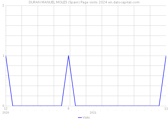 DURAN MANUEL MOLES (Spain) Page visits 2024 