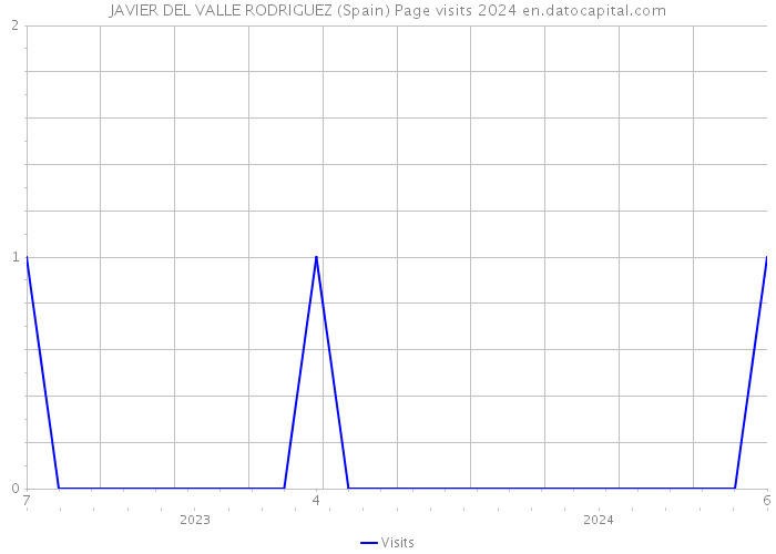 JAVIER DEL VALLE RODRIGUEZ (Spain) Page visits 2024 