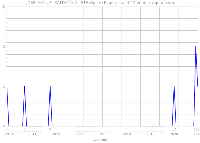 JOSE-MANUEL SALDAÑA OLIETE (Spain) Page visits 2024 