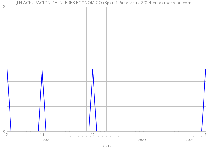 JIN AGRUPACION DE INTERES ECONOMICO (Spain) Page visits 2024 