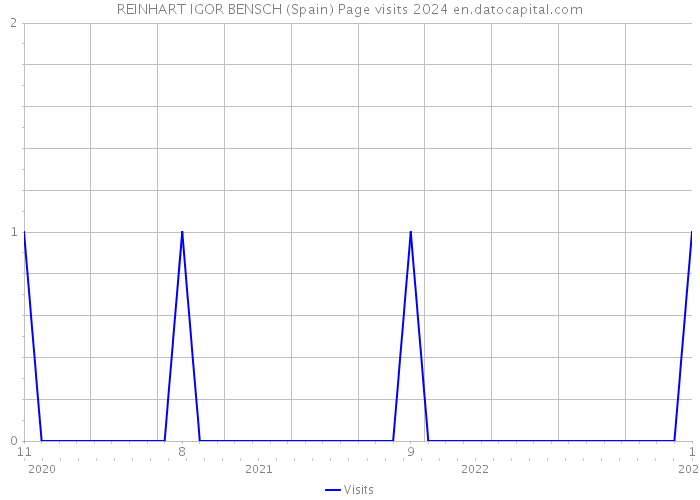 REINHART IGOR BENSCH (Spain) Page visits 2024 