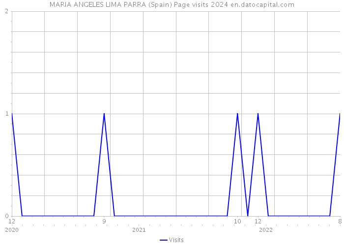MARIA ANGELES LIMA PARRA (Spain) Page visits 2024 