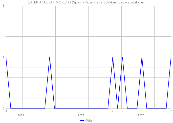 ESTER ANDUJAR MORENO (Spain) Page visits 2024 