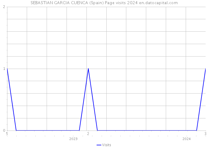 SEBASTIAN GARCIA CUENCA (Spain) Page visits 2024 