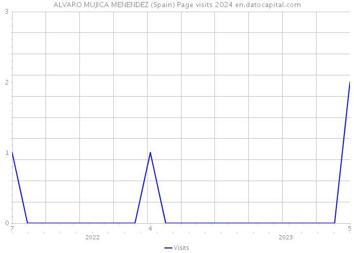 ALVARO MUJICA MENENDEZ (Spain) Page visits 2024 