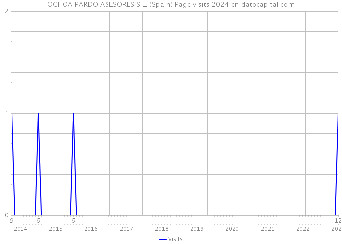 OCHOA PARDO ASESORES S.L. (Spain) Page visits 2024 