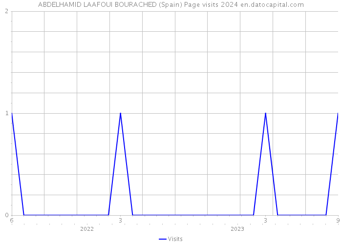 ABDELHAMID LAAFOUI BOURACHED (Spain) Page visits 2024 