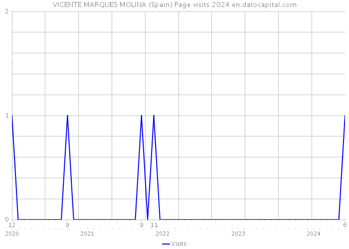 VICENTE MARQUES MOLINA (Spain) Page visits 2024 