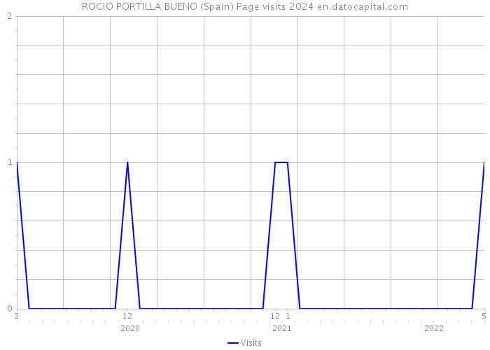ROCIO PORTILLA BUENO (Spain) Page visits 2024 