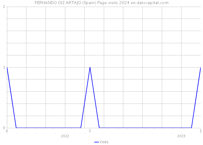 FERNANDO OIZ ARTAJO (Spain) Page visits 2024 