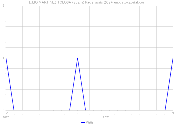 JULIO MARTINEZ TOLOSA (Spain) Page visits 2024 