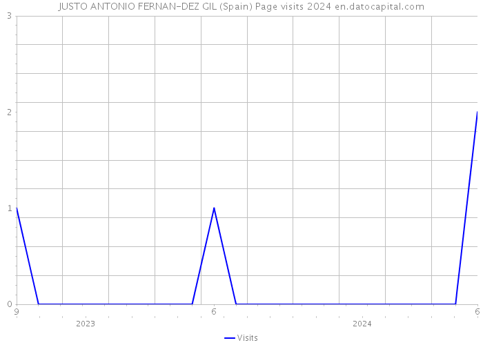 JUSTO ANTONIO FERNAN-DEZ GIL (Spain) Page visits 2024 