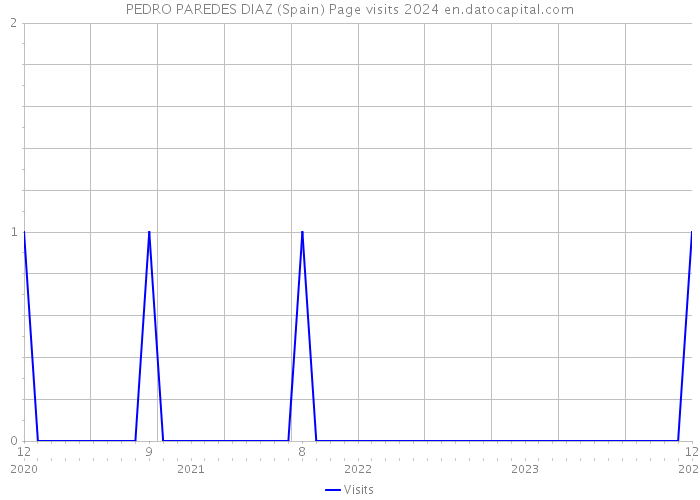 PEDRO PAREDES DIAZ (Spain) Page visits 2024 