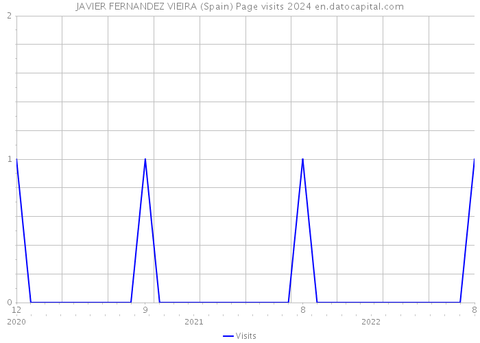 JAVIER FERNANDEZ VIEIRA (Spain) Page visits 2024 