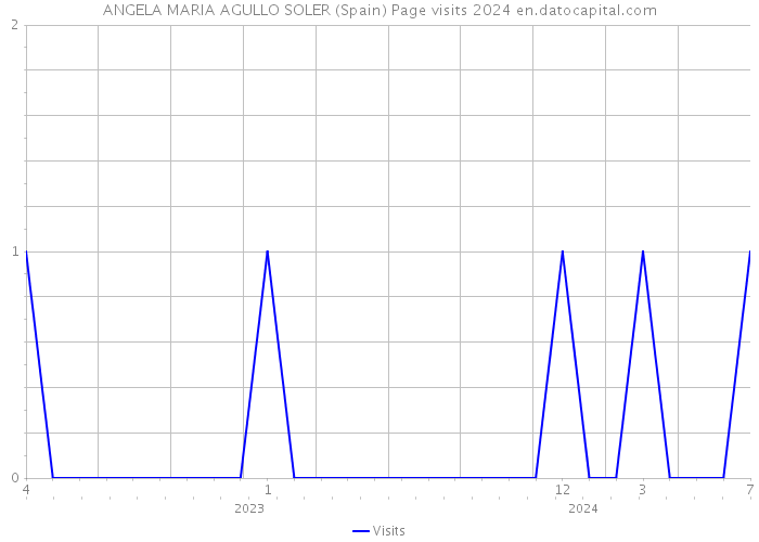 ANGELA MARIA AGULLO SOLER (Spain) Page visits 2024 