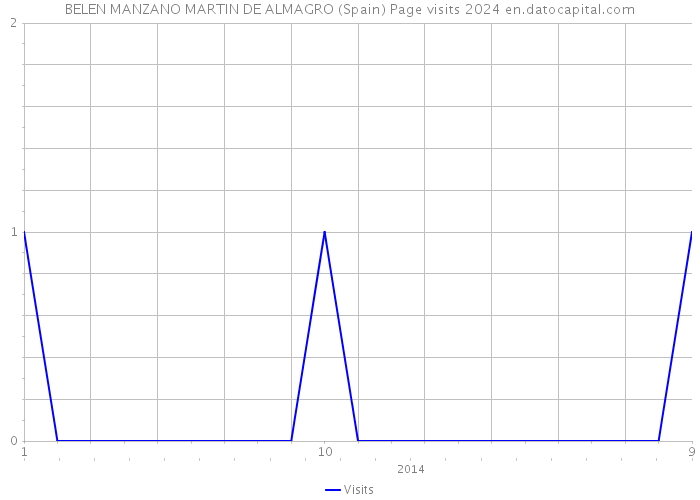 BELEN MANZANO MARTIN DE ALMAGRO (Spain) Page visits 2024 