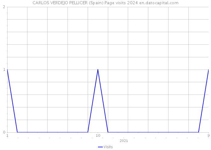 CARLOS VERDEJO PELLICER (Spain) Page visits 2024 