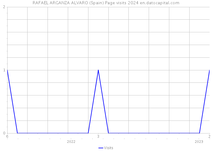 RAFAEL ARGANZA ALVARO (Spain) Page visits 2024 