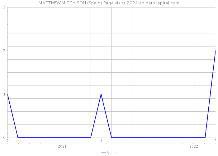 MATTHEW MITCHISON (Spain) Page visits 2024 