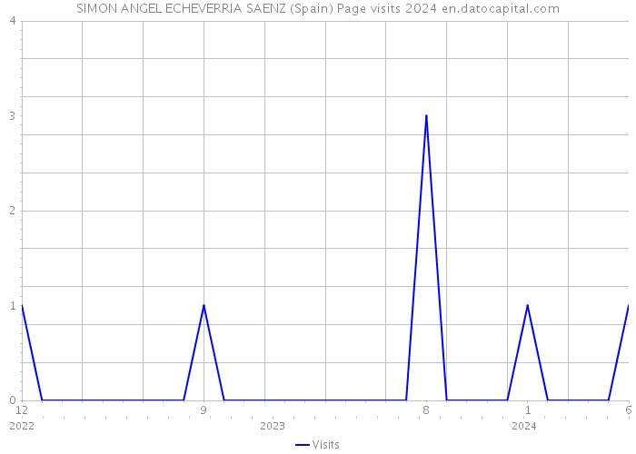 SIMON ANGEL ECHEVERRIA SAENZ (Spain) Page visits 2024 