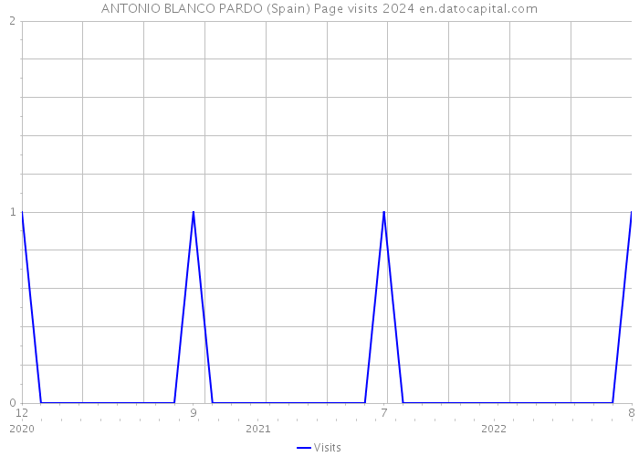 ANTONIO BLANCO PARDO (Spain) Page visits 2024 