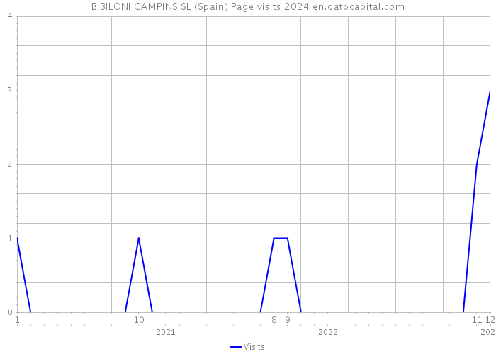 BIBILONI CAMPINS SL (Spain) Page visits 2024 