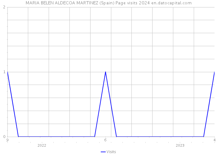 MARIA BELEN ALDECOA MARTINEZ (Spain) Page visits 2024 