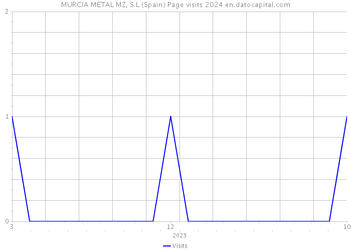 MURCIA METAL MZ, S.L (Spain) Page visits 2024 