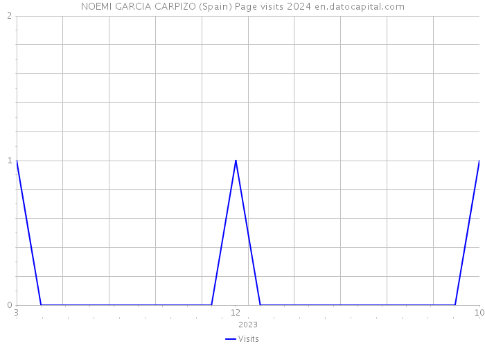 NOEMI GARCIA CARPIZO (Spain) Page visits 2024 