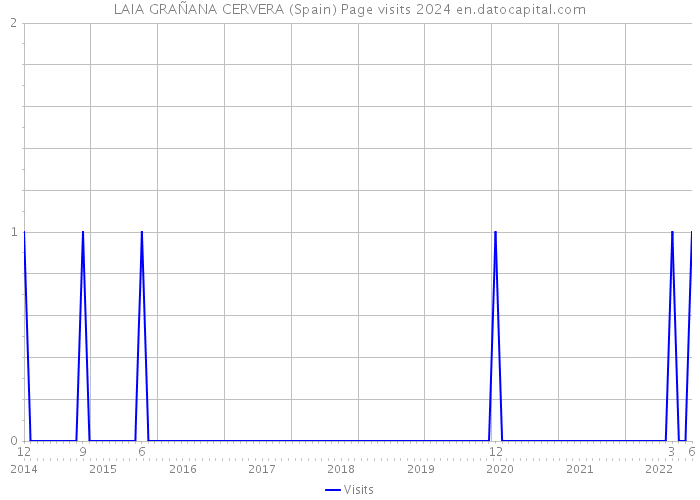 LAIA GRAÑANA CERVERA (Spain) Page visits 2024 