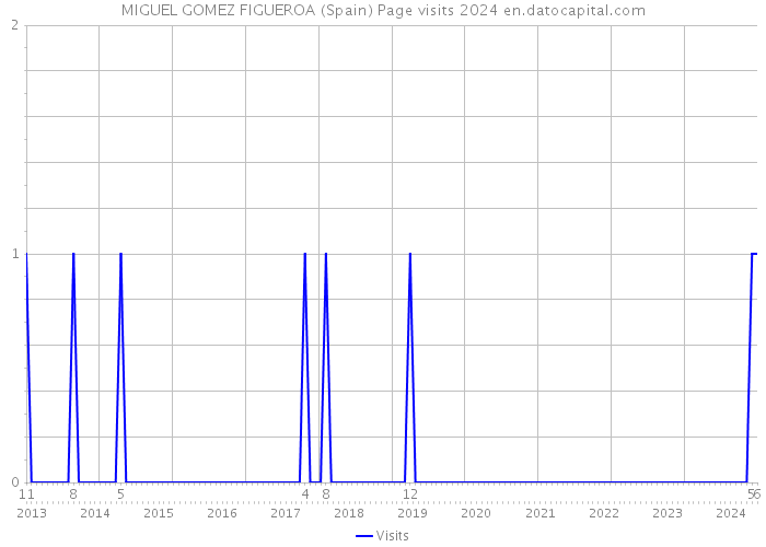 MIGUEL GOMEZ FIGUEROA (Spain) Page visits 2024 