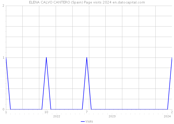 ELENA CALVO CANTERO (Spain) Page visits 2024 