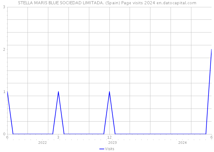 STELLA MARIS BLUE SOCIEDAD LIMITADA. (Spain) Page visits 2024 