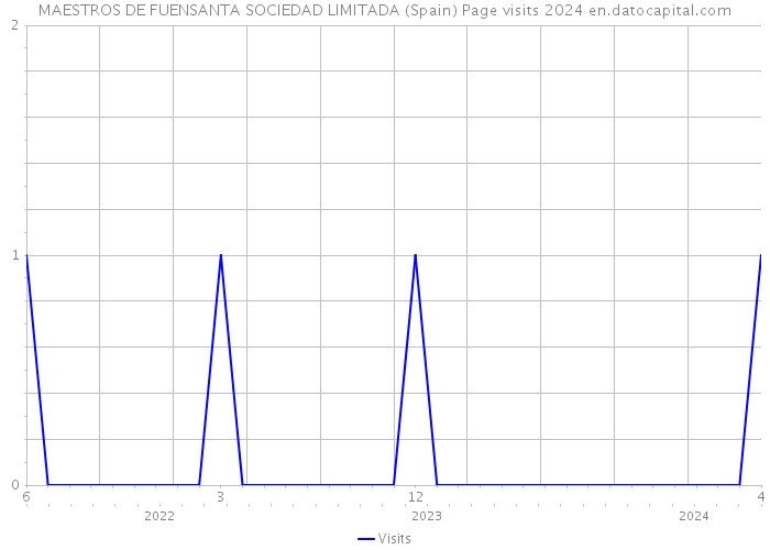 MAESTROS DE FUENSANTA SOCIEDAD LIMITADA (Spain) Page visits 2024 