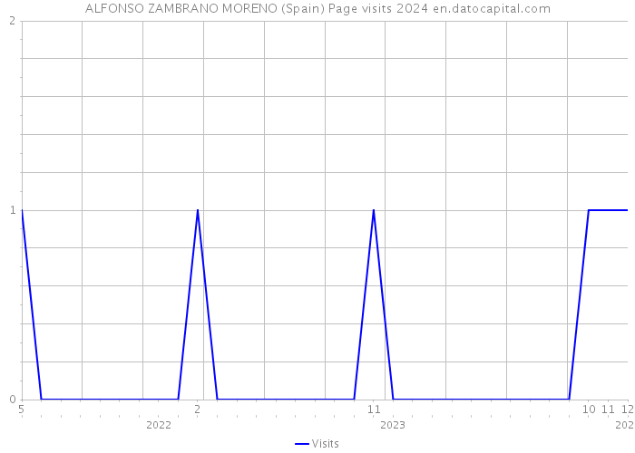 ALFONSO ZAMBRANO MORENO (Spain) Page visits 2024 