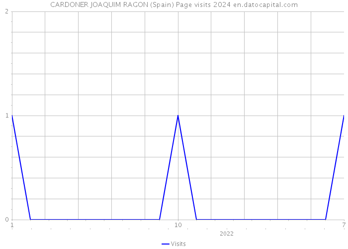 CARDONER JOAQUIM RAGON (Spain) Page visits 2024 