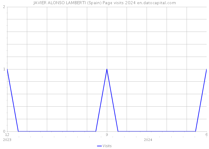 JAVIER ALONSO LAMBERTI (Spain) Page visits 2024 