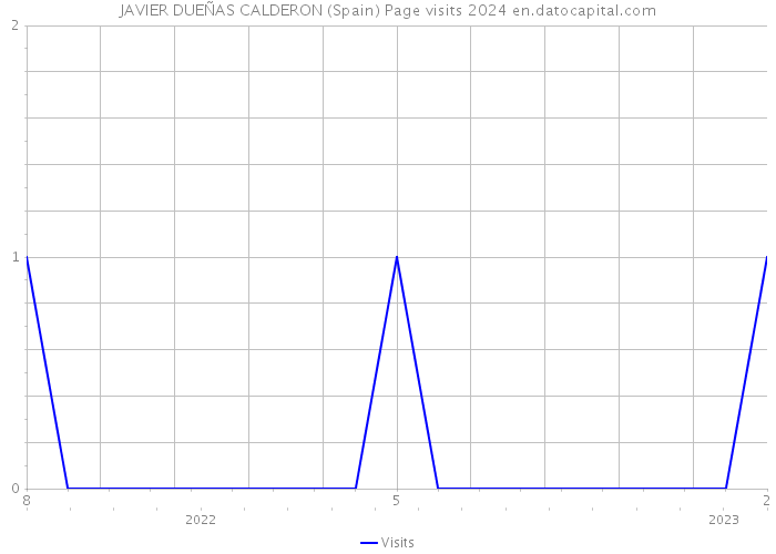 JAVIER DUEÑAS CALDERON (Spain) Page visits 2024 