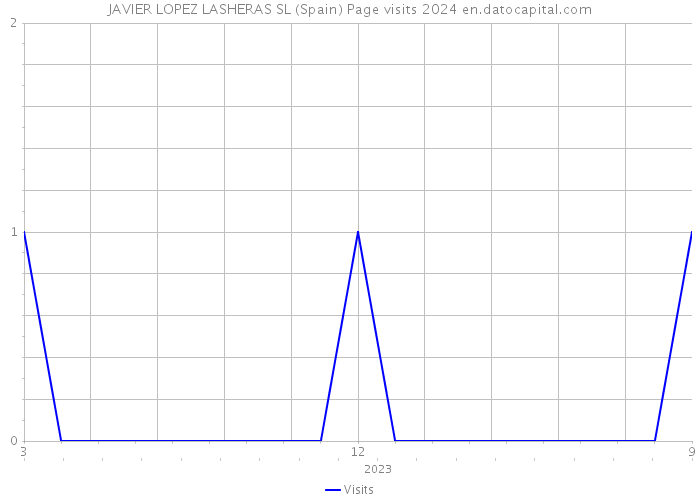 JAVIER LOPEZ LASHERAS SL (Spain) Page visits 2024 