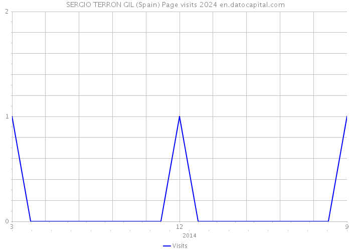 SERGIO TERRON GIL (Spain) Page visits 2024 