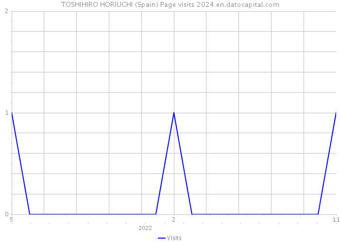 TOSHIHIRO HORIUCHI (Spain) Page visits 2024 