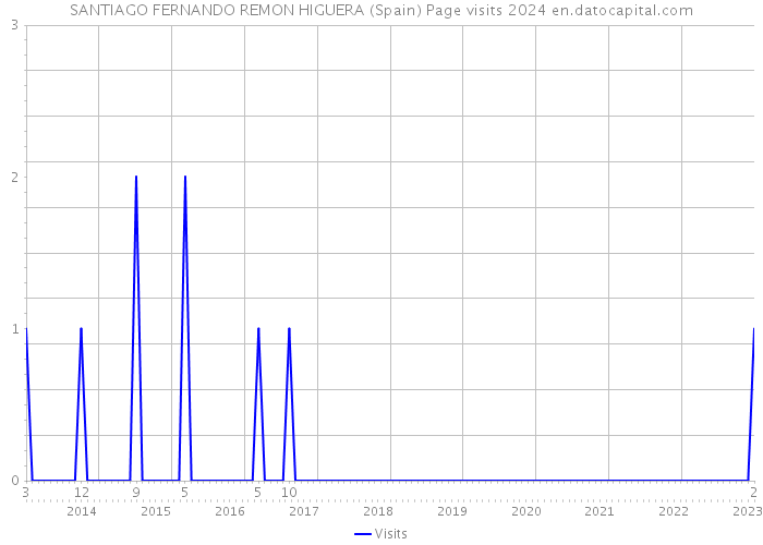 SANTIAGO FERNANDO REMON HIGUERA (Spain) Page visits 2024 