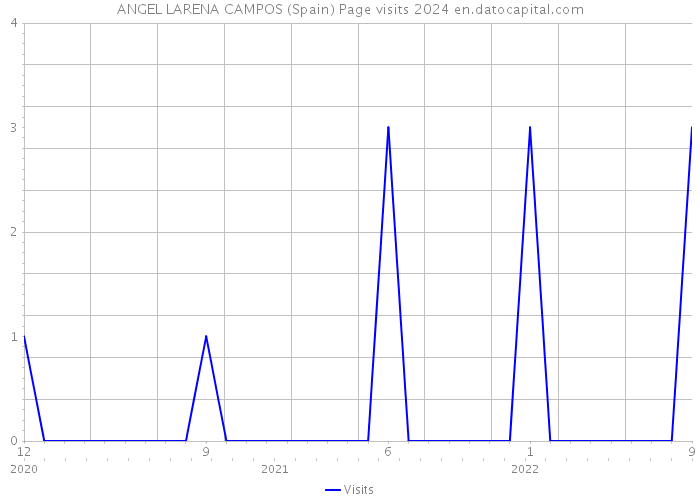 ANGEL LARENA CAMPOS (Spain) Page visits 2024 