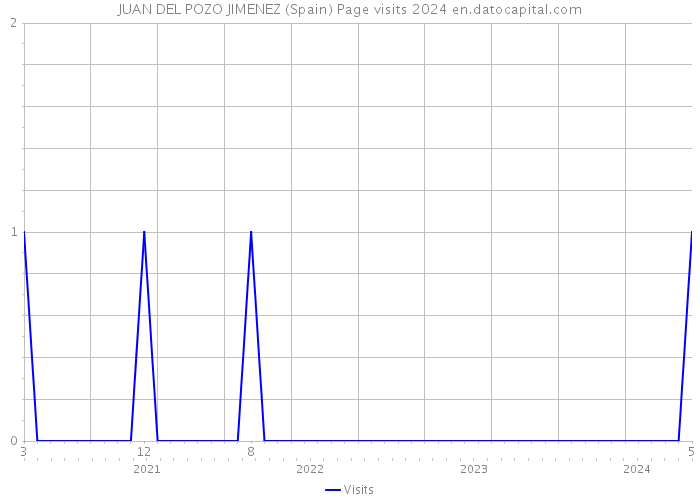 JUAN DEL POZO JIMENEZ (Spain) Page visits 2024 