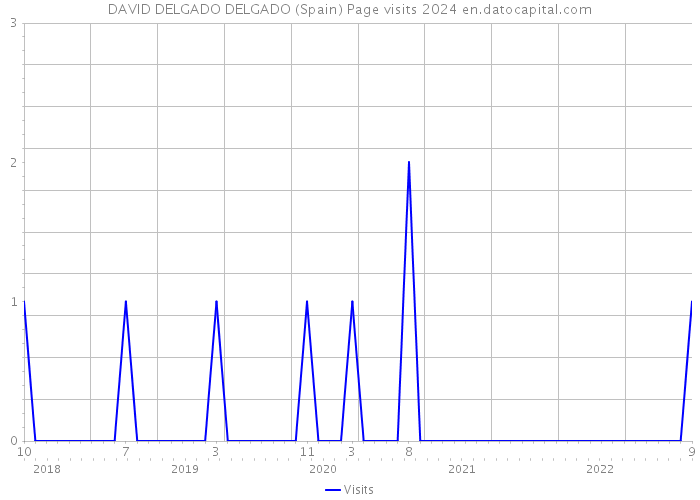DAVID DELGADO DELGADO (Spain) Page visits 2024 