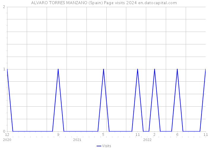 ALVARO TORRES MANZANO (Spain) Page visits 2024 